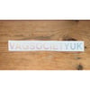VAGSocietyUK Name Sticker