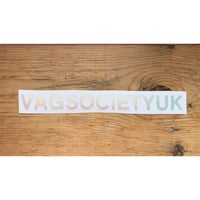 Image 3 of VAGSocietyUK Name Sticker