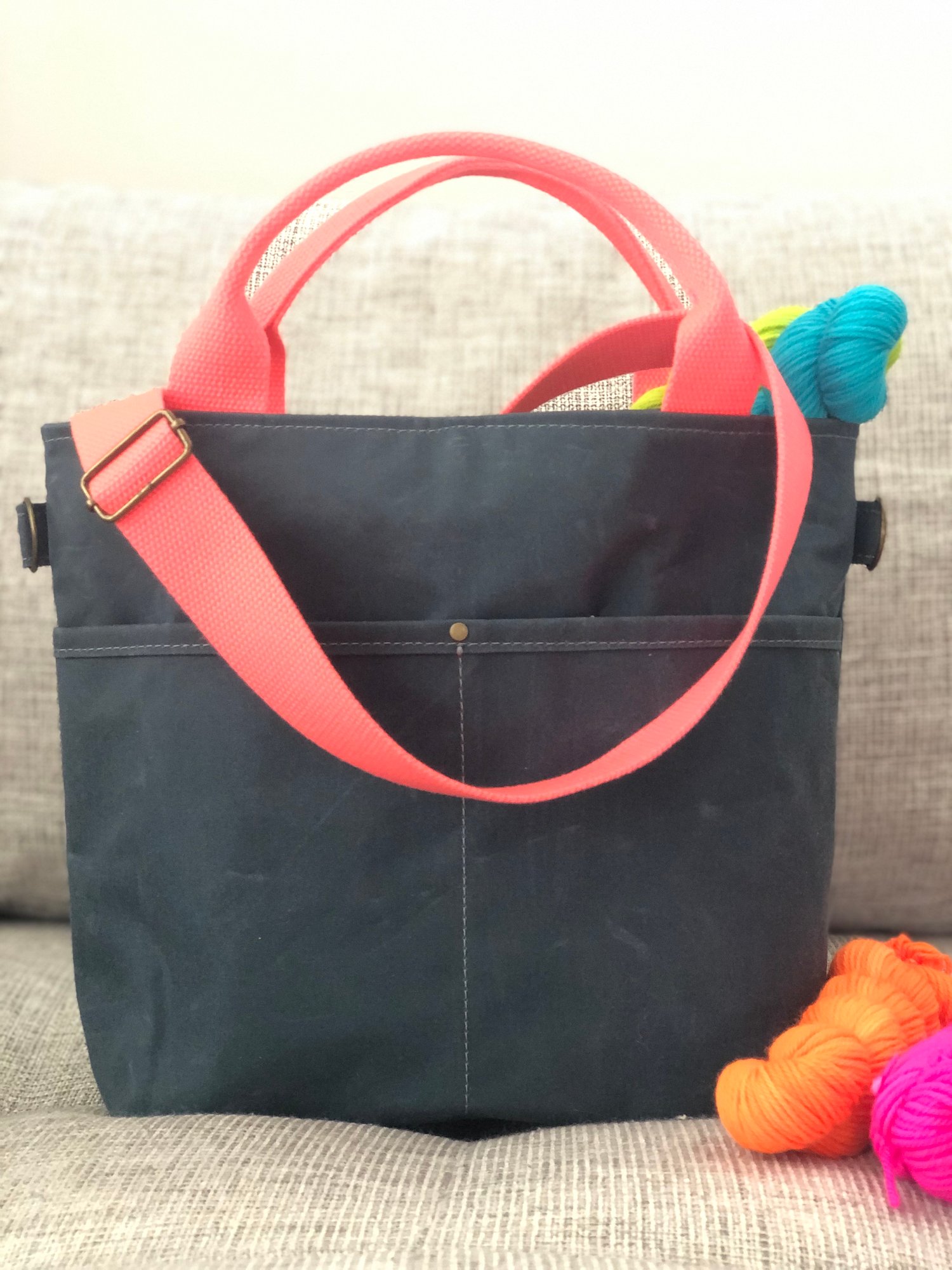 Image of PRE-ORDER Teal Crossbody Crafting Tote