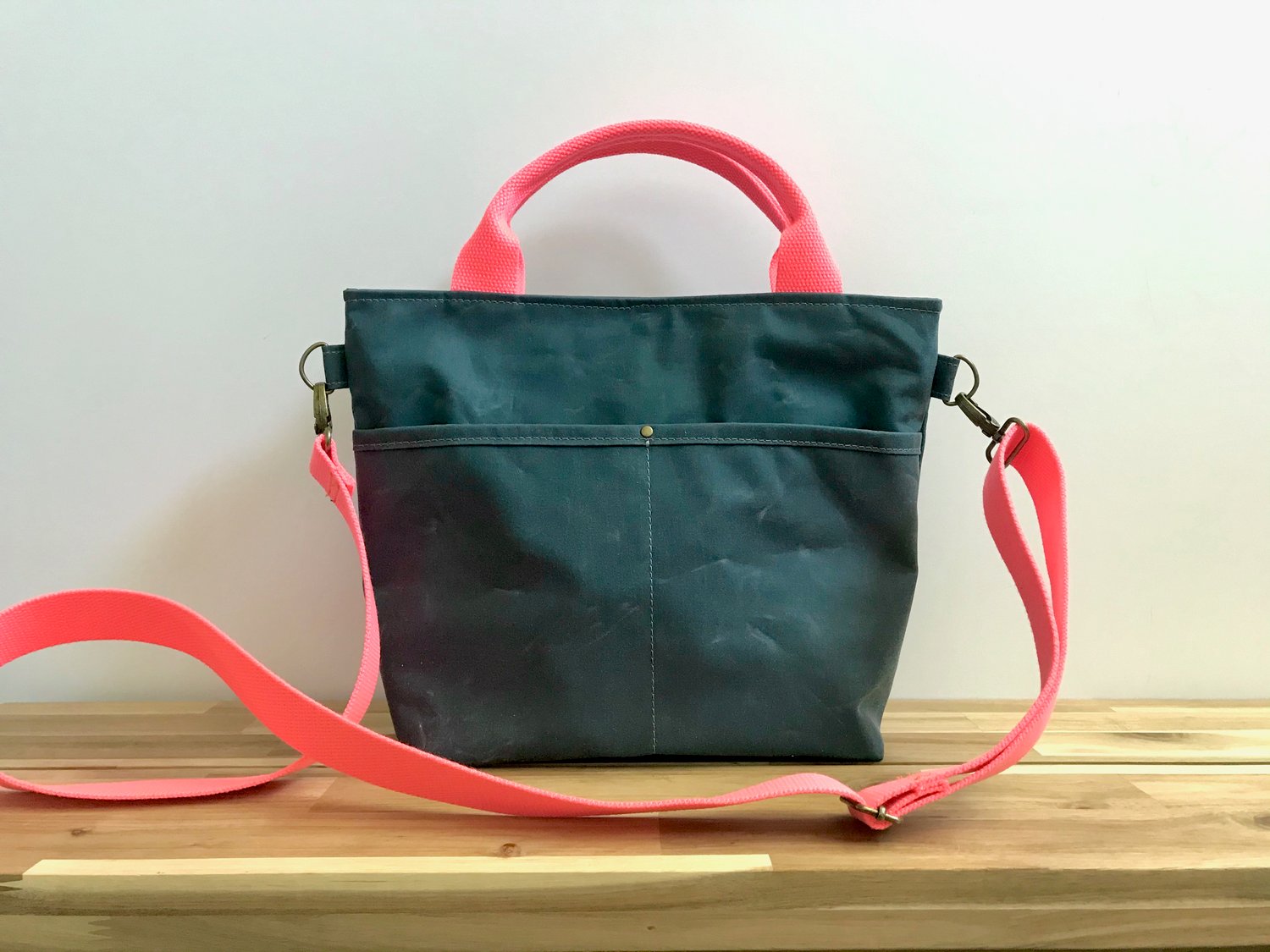 Image of PRE-ORDER Teal Crossbody Crafting Tote