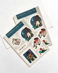 Image 4 of somebunny loves you sticker sheet