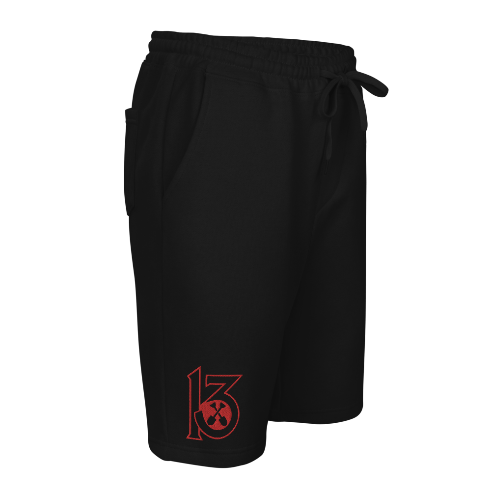 WEDNESDAY 13 LOGO MENS FLEECE SHORTS