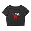 WEDNESDAY 13 "I LOVE ME" CROP TOP