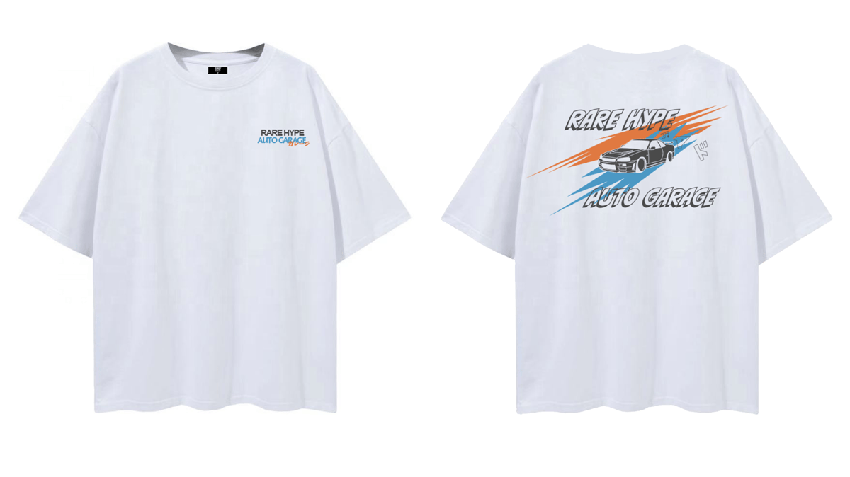 Image of Rare Hype Auto Oversize Tee | White