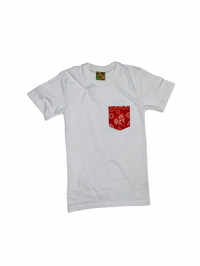 Image 1 of No Feelings Pocket Paisley Tshirts