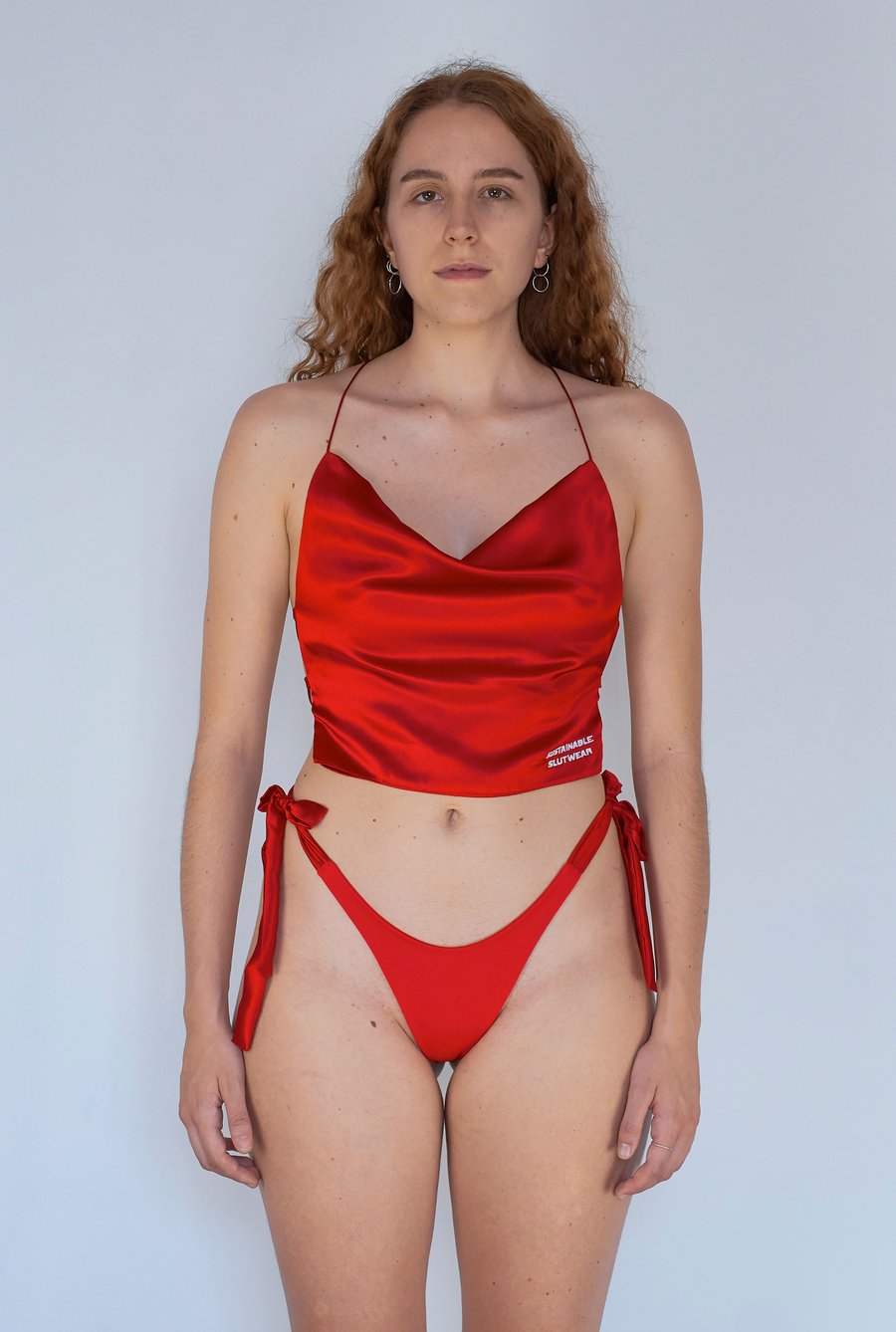Image of Softie Top - Hot Red