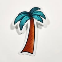 Image 3 of Sticker été - Le palmier