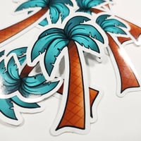 Image 1 of Sticker été - Le palmier