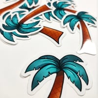 Image 2 of Sticker été - Le palmier
