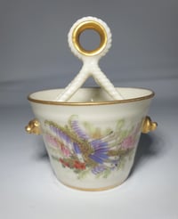 Image 1 of Royal Worcester Bucket Shaped Posy Vase
