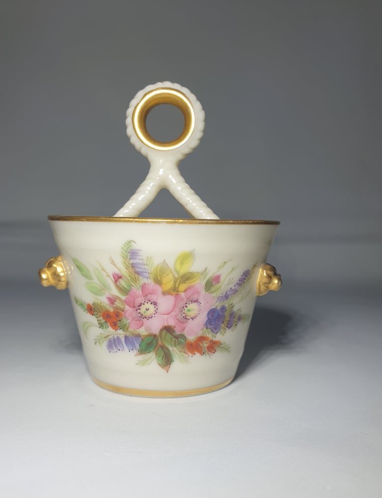 Image of Royal Worcester Bucket Shaped Posy Vase