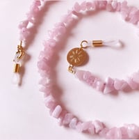 Image 1 of CORDON A LUNETTES QUARTZ ROSE