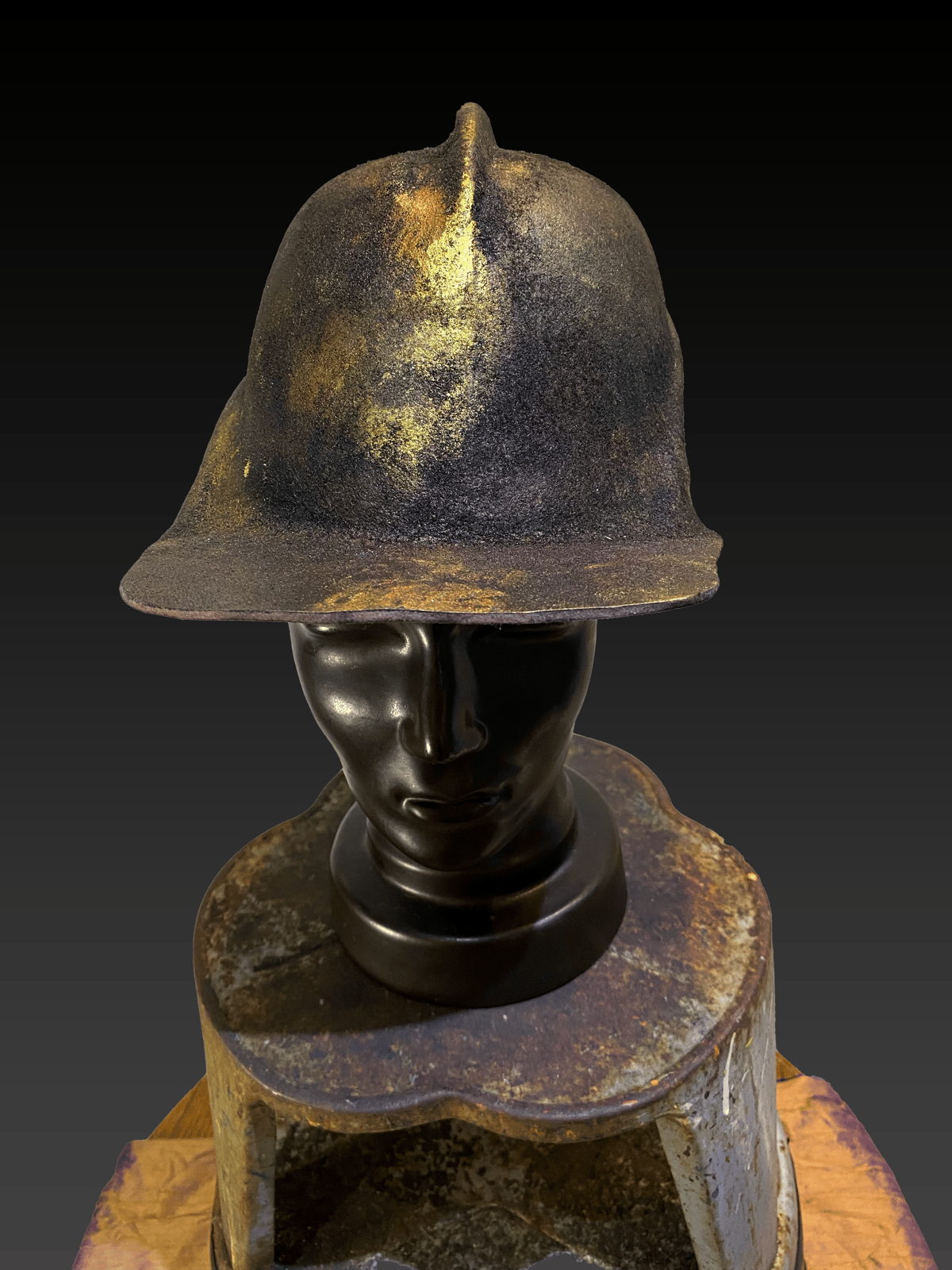Image of Burnt Gold Helmet 