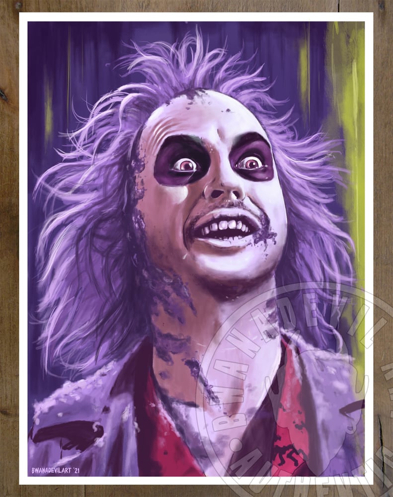 Image of Beetlejuice Art Print (9x12 in.)