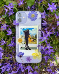 Pressed Flower Phone Case with Polaroid