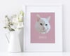 Headshot Pet Portrait–Print