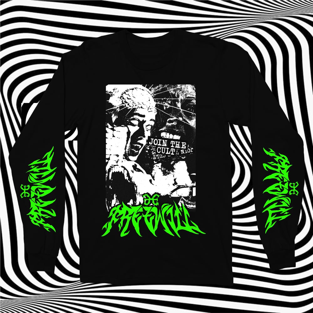 Image of “Join The Cult” Longsleeve NEON GREEN