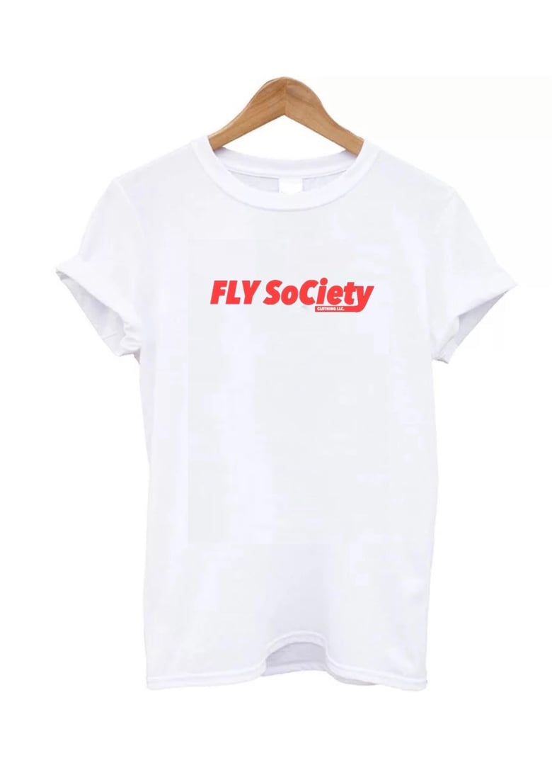 Image of Fly Society White “OG” T-shirt