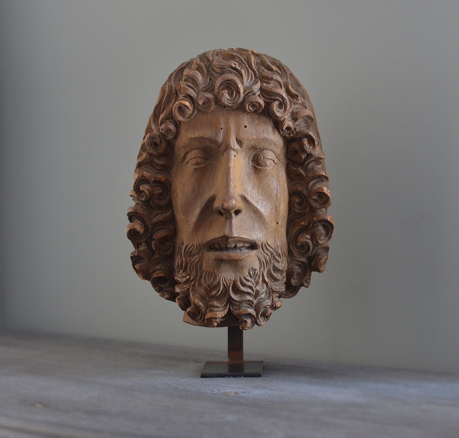Image of Head of John the Baptist attributed to Bernt Notke, 15th cent.