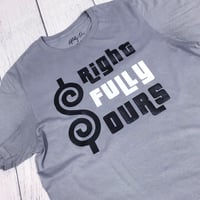 Image 1 of Retro Dollars T-Shirt Grey, Black & White