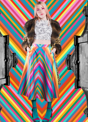 Image of Gloria 'Rainbow' Skirt