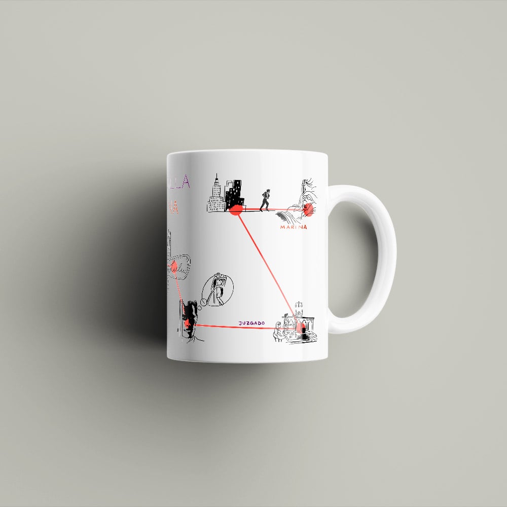 Taza Dibujo de Ricky Línea Granadilla-Marina <br><small><i>¡ÁTAME!</i></small>
