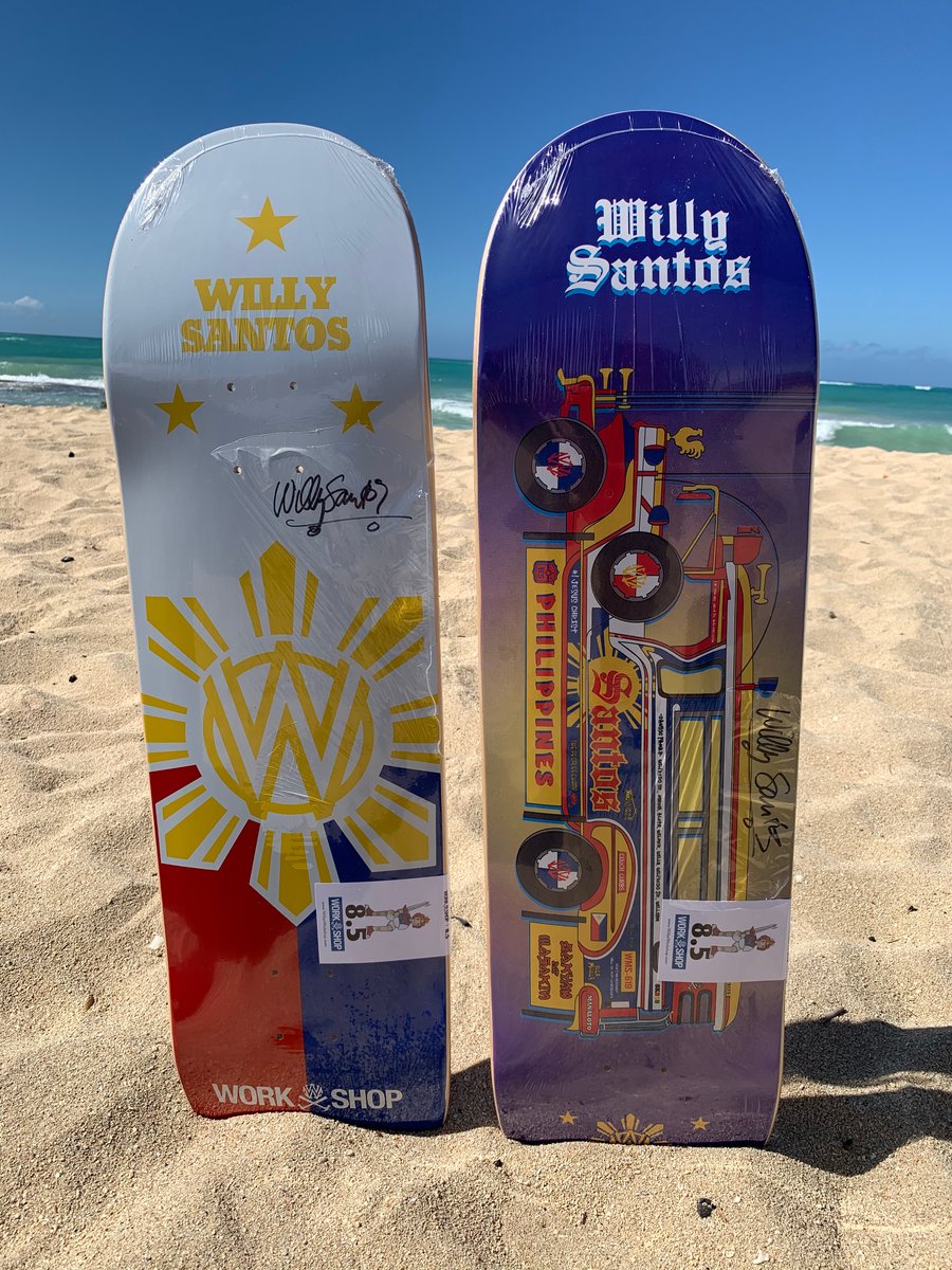 WORKSHOP DECK X SAN DIEGO LOYAL WILLY SANTOS DECK — Workshop