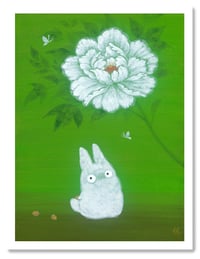 Peony and Totoro LTD 11 x 14" Print