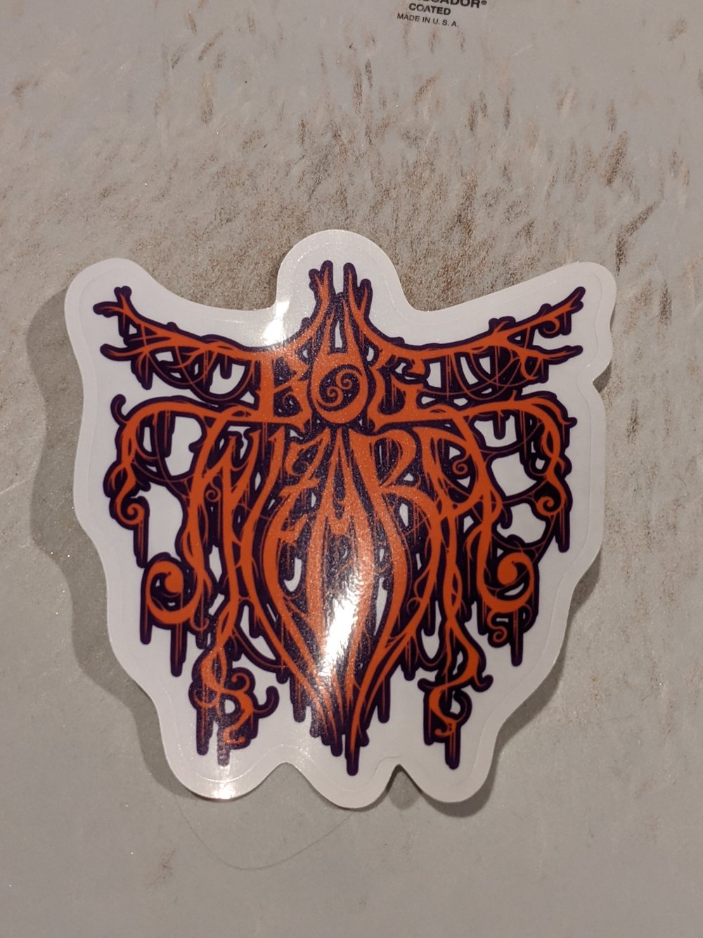 5" Transparent Vinyl Sticker