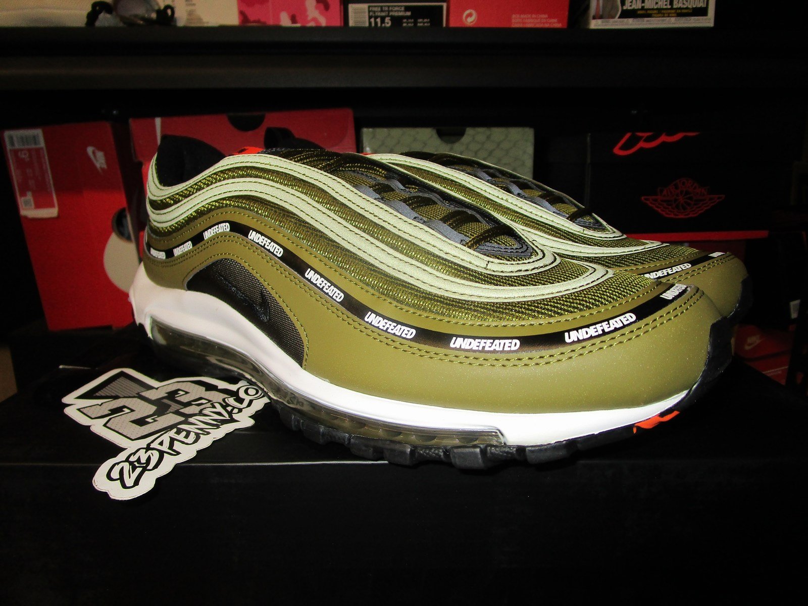 Nike Air Max 97 OG Undftd 'Undefeated - White' Shoes - Size 10.5