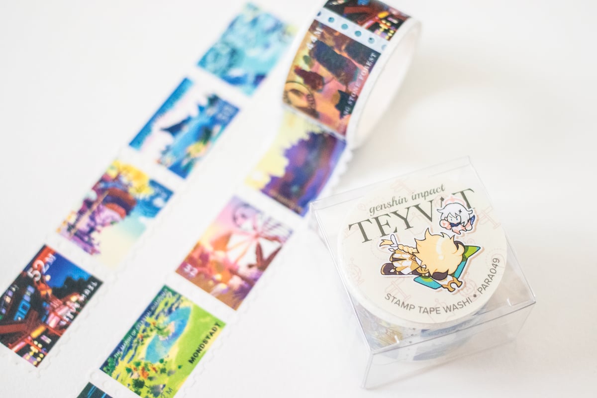 Image of GENSHIN IMPACT :: Teyvat Stamp Washi Tape 