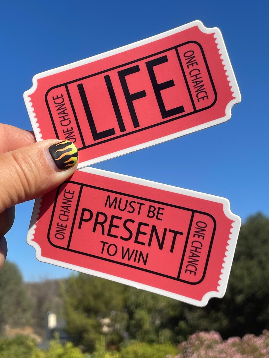 Image of Present to Win Stickers (Set of 2)