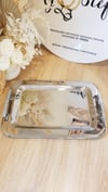 Diamante stainless steel tray 