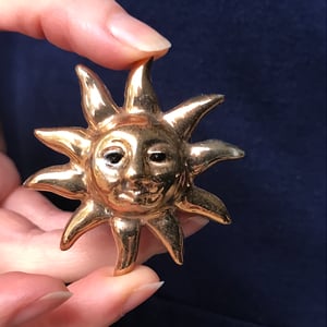 Image of Alchemical Sun and Moon Brooches