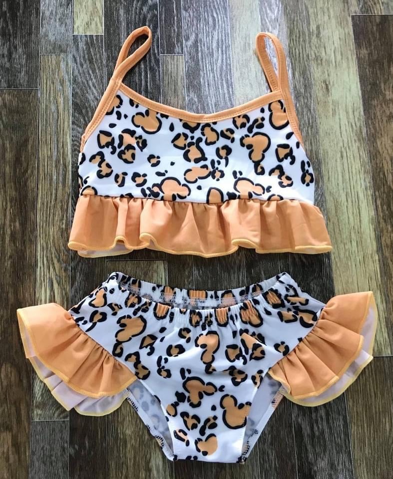 Image of Mickey inspired girl swimsuit 