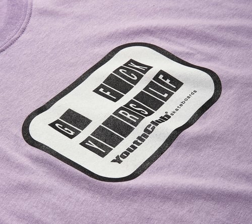 Image of Wheel Of Fortune Tee / Lilac