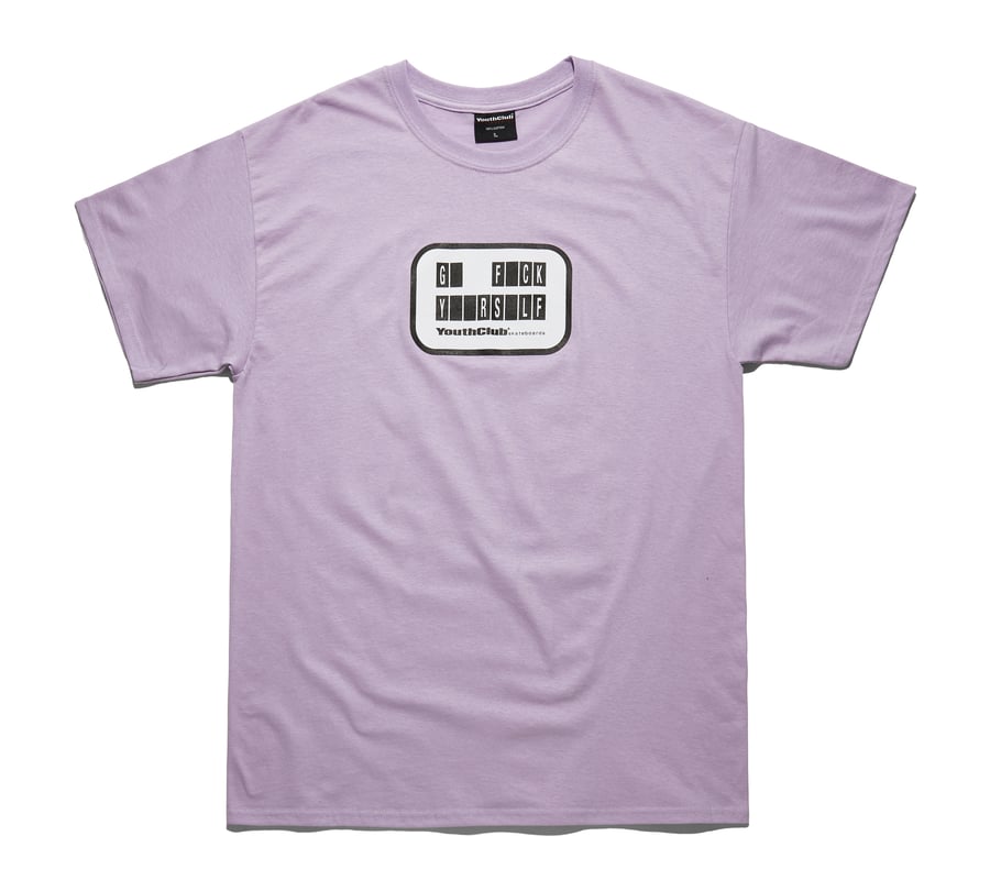 Image of Wheel Of Fortune Tee / Lilac