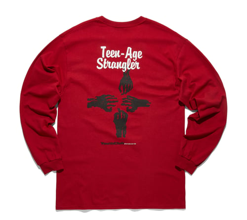 Image of Strangler L/S Tee / Cardinal Red