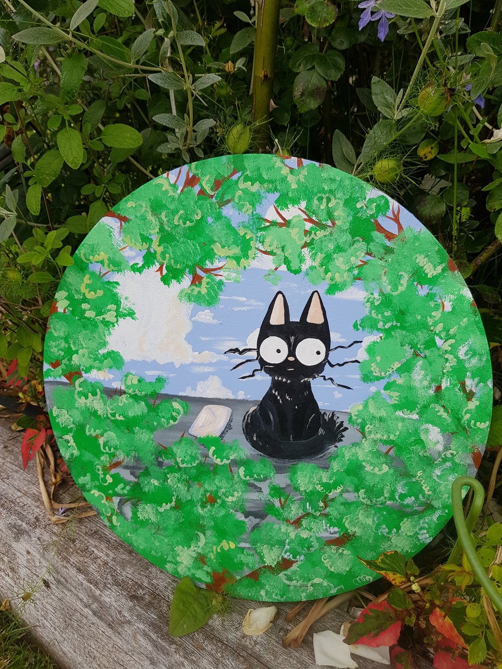 Image of Jiji's Delivery Service Acrylic Painting