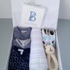 Bunny & Stars Baby Boy Gift Box