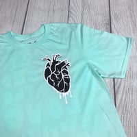 Image 1 of Heart Bleeds T-Shirt Mint