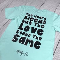 Image 2 of Heart Bleeds T-Shirt Mint