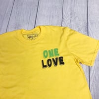 Image 2 of One Love T-Shirt Yellow