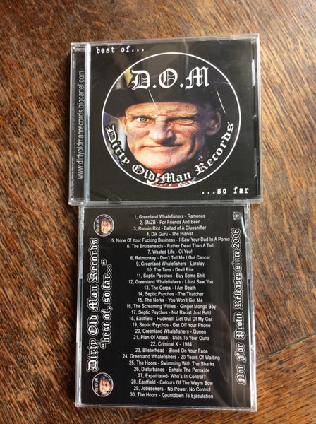 Image of Dirty Old Man Records - Best Of So Far (2008-2018) post paid in UK