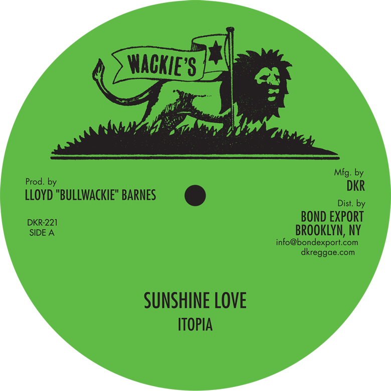 Image of Itopia - Sunshine Love / Keep a Rocking / Get Over 12" (Wackie's)