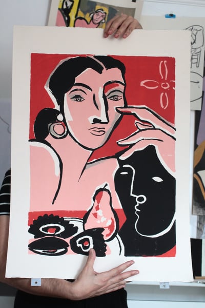 Image of Salomé - oversized print (50x70cm/19,6x27,5in)