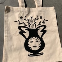 Image 2 of Vase Face Tote