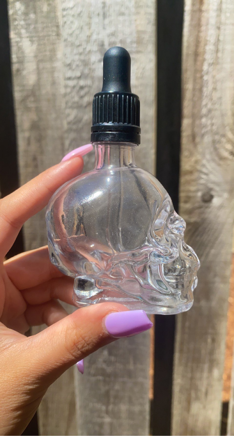 Custom skull facial/body oil droppers *READ DESCRIPTION 