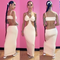 Nasty But Classy Nude Dress