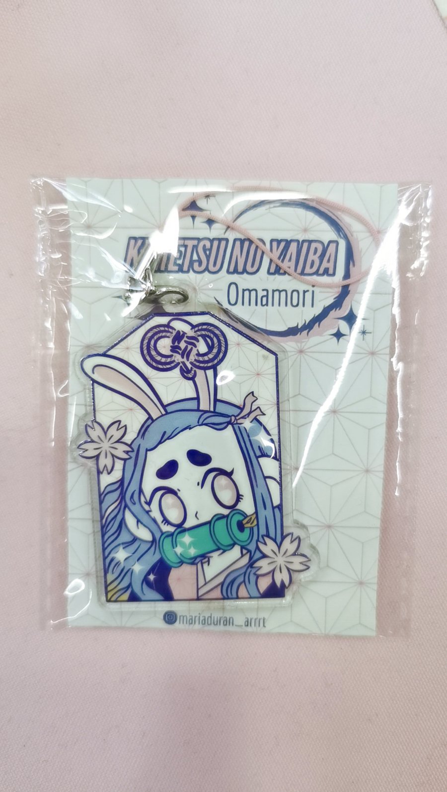 Image of Kimetsu no yaiba omamori keychain 